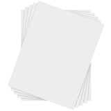 8.5 x 11 White Chipboard Cardboard Medium Weight Chipboard Sheets White on One Side 25 Per Pack