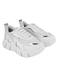 Shoetopia Women'S Flat Sneakers White (7 Uk),White,7,B0BT1XX4ZW
