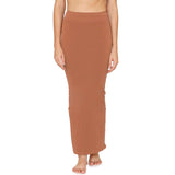 Zivame All Day Seamless Mermaid Saree Shapewear with Removable Drawcord for Women - Brown