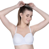 Trylo Riza Bareneck 36 White B - Cup,WHITE,36,B09GNJFHRQ