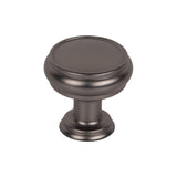 Top Knobs TK831 Serene 1-3/16 Inch Mushroom Cabinet Knob - Ash Gray