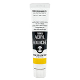Turner Colour Works Acryl Gouache Artist Acrylic Paint - Single 20 ml Tube - Permanent Yellow Deep