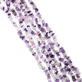 BEADIA Irregular Natural Amethyst Crystal Stone Loose Semi Gemstone Beads for Jewelry Making 5-8mm 80cm