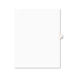 Avery Legal Exhibit Tab Dividers, Tab Title: 12, White, Letter, 25/Pack (11922)