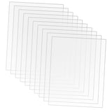 Anneome 10pcs Plastic Crafting Boards for Painting and Display Thick Sheets for Arts DIY Projects and Picture Framing