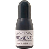 Tsukineko 1/2 Fluid Ounce Memento FadeResistant WaterBased Dye Inker, London Fog