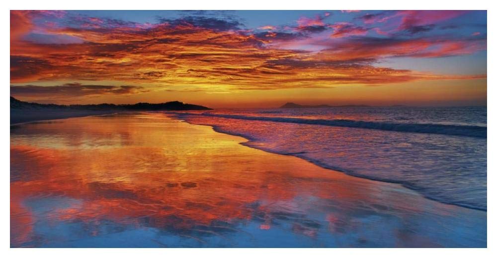 Sunset, North Island, New Zealand-Paper Art-50,,X26,,