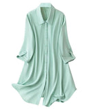 Leriya Fashion Western Dress || Rayon Solid Button Front Shirt Dress for Women || Roll Tab Sleeve & Collared Neck Flared Dress |