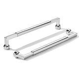 khtumeware 10-Pack 8-Inch(203mm) Polished Chrome Cabinet Pulls,Heavy-Duty Solid Handles for Kitchen Cabinets, Cupboards, Drawers