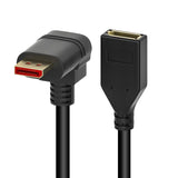 ALYYDBG 8K@60Hz 90 Degree Displayport 1.4 Extension Cable, Male to Female Right Angle DP 1.4 Cord Support 8k@60Hz, 4K@144hz 0.3M