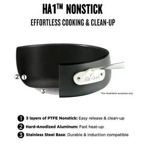 All-Clad Ha1 Hard Anodized Nonstick Fry Pan Cookware (12 Inch Fry Pan)