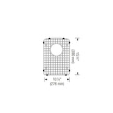 Stainless Steel Sink Grid (Fits All Diamond 1.75 Small Bowl)