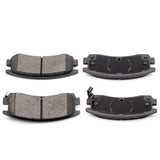 ECCPP D698-7387 Rear Ceramic Disc Brake Pad Set - Fit For Buick Allure 2008-2009, Century 2004-2005, LaCrosse 2008-2009, Regal 1