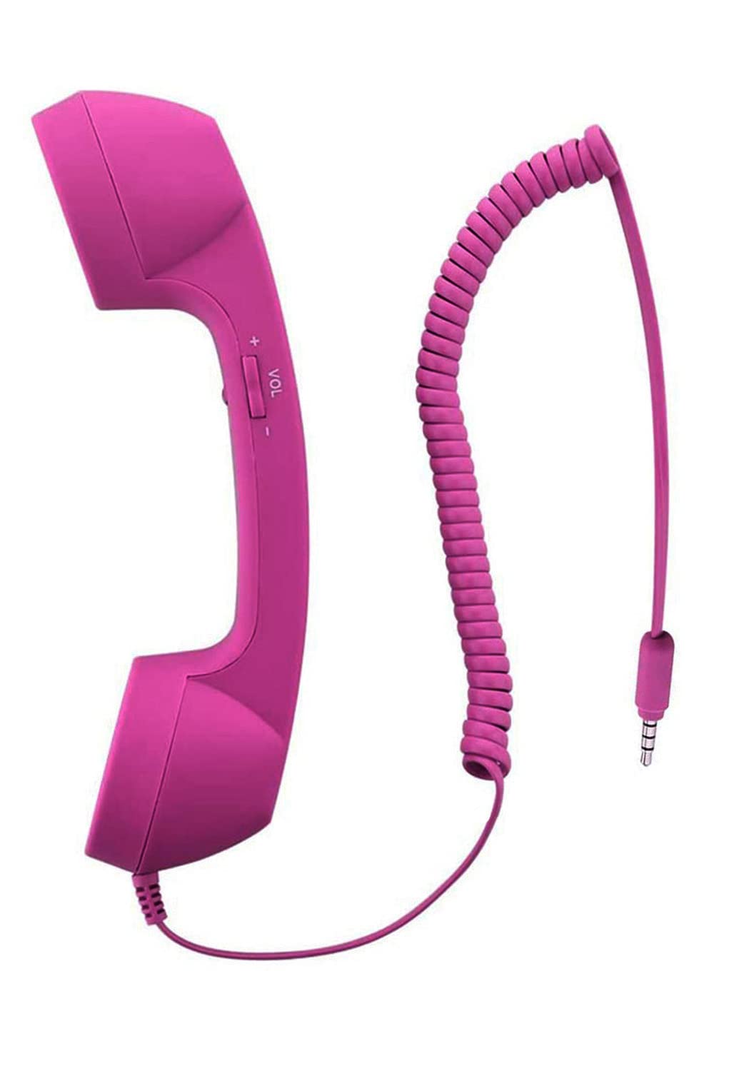 YTYKINOY Retro 3.5mm Telephone Handset Cell Phone Receiver Mic Microphone Speaker for iPhone iPad Mobile Phones Cellphone Smartp
