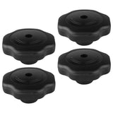 FUOYLOO 4pcs Explosion Proof Pressure Cooker Lid Knobs, Plastic Pot Cover Handles Replacement Set for Highpressure Cookers, Hea