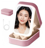 Inovera (Label) Makeup Organizer Bag For Women & Girls Stylish Compact Faux Leather Vanity Box Travel Cosmetic Organiser Cas