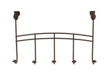 Spectrum Diversified Duchess Over the Door 5Hook Rack, Bronze