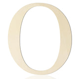 Large Wooden Letters 12 Inch Paintable Wood Letter O for Wall Decor, 1/5 Inch Thick Wooden Alphabet Letters Cutouts for DIY Craf