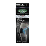 Curad CURIM23333H Performance Series Ironman Knee Support with Side Stabilizers, Adjustable, Universal