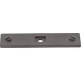 Top Knobs TK741SAB Barrington Collection 3 Channing Backplate, Sable