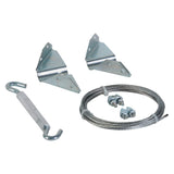 National Hardware N192-211 Anti-Sag Gate Kit, For Exterior Use, Coated With Weatherguard Protection, Zinc-Plated