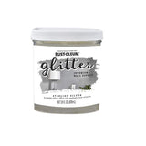 RustOleum 360219 Glitter Interior Wall Paint, 28 Fl Oz (Pack of 1), Sterling Silver