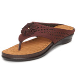 Ortho Joy Brown Fancy Doctor Soft Women'S Slippers,Brown,4,B09VLD963V
