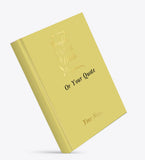 Brown Cloud Personalized Gold Foil Printed Cover (Thoughts Dreams & Goals) Notebook/Diary/Journal Customized Message/Quote/Name/