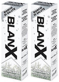 BlanX: Whitening Toothpaste with Arctic Lichens * 2.54 Fluid Ounces (75ml) Tubes (Pack of 2) * [ Italian Import ]
