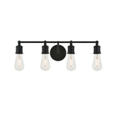 Elegant Lighting Living District Indoor Modern Home Decorative Bright Ceiling Serif 4 Light Black Wall Sconce
