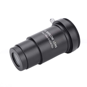 1.25 Inch Barlow Lens,5X Magnification Aluminum Alloy Multi-Coated Optical Barlow Lens with M42 x 0.75mm Thread,for 31.7mm Astro