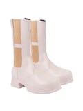 Shoetopia Smart Casual Cream Long Boots For Women & Girls /Eu38,Cream,5,B0DRJGS64T