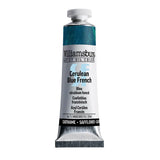 Williamsburg Oil Paints, Safflower Oil Based Color for Less Yellowing, Cerulean Blue French, 37 ml Tube