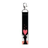 Isee 360 Love Hearts Hand Lanyard Bag Tag With Swivel Lobster For Gift Luggage Bags Backpack Travelers Students Worker L X H 5 X