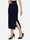 Wedani Womens Lycra Saree Shapewear Petticoat (Xl Blue),Blue,XL,,,