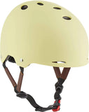 Triple Eight Gotham Dual Certified Helmet for Skateboard, Bike, Roller Skating, Sizes for Adults aand Teens, Cream Matte, Large/