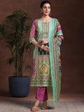Libas Women'S Poly Crepe Kurta Set (36952 Multicolour 2Xl