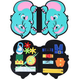 Busy Board Montessori Toys for Toddlers, Sensory Activity Board Toy, Travel Educational Learning Quiet Book, Preschool Developin