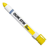 Markal 61053 Quik Stik Twist LongLasting Solid Paint Marker, Yellow (Pack of 12)