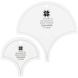 Dimensions Small 3'' and 6'' Clamshell Quilting Rulers and Quilting Templates