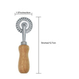 1.57 Pasta Maker Cutter Wheel, Kitchen Gadget Features Ravioli Crimper Cutter Wheel for Home and Kitchen Use