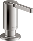 Kohler K-28293 Components Deck Mounted Soap/Lotion Dispenser with 16 oz Capacity - Titanium