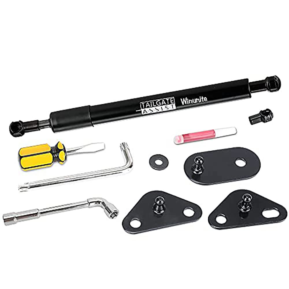 Winunite Compatible With 2015-2023 F150 Tailgate Assist Shock Truck Lift Assist Fits For Truck Tailgate Accessories Soft Open Ea
