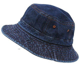 Unisex Denim Sun Hat | Wide Brim Bucket Hat For Men & Women | Uv Protection Cap For Summer, Winter, Travel, Beach, Hiking & Outd