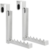 Coloch 2 Pack Over The Door Hanger for Cloth, Z-Shaped Cloth Drying Rack Space Saving Coat Hanging Hook 6 Ridges Towels Storage 