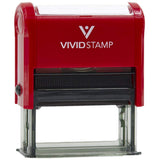 Incomplete Finish and Return Teacher Self Inking Rubber Stamp (Red Ink) Large