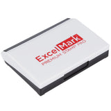 ExcelMark Ink Pad for Rubber Stamps 21/8 by 31/4 Red