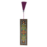 Ecomistiq Special Shaped Diamond Painting Kit Bookmark With Tassel Mandolin Flower 4 | Stitch Kits | Hand Embroidery Kits | Embr