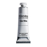Williamsburg Artist Oil Colors by GOLDEN, Flake White, 37 ml tube, Professional Oil Paint, Semi-Opaque