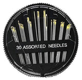 Urbanmac 30 Pieces In 1 Set Assorted Hand Sewing Steel Needles For Embroidery Mending Craft Cloth Stitching